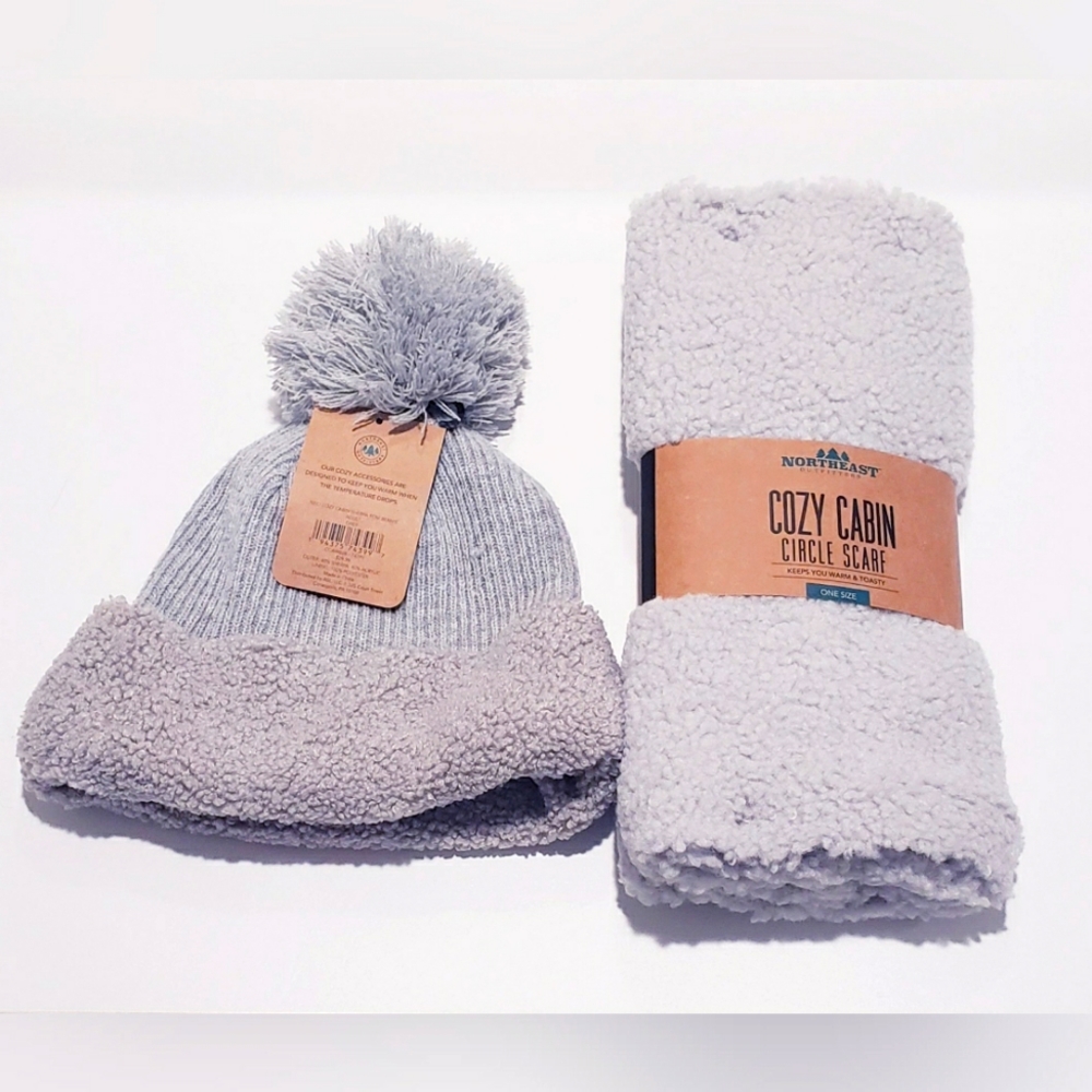 Dick's Sporting Goods Gray Scarf & Hat Set